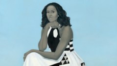 @AmyShearld's Portrait of former first lady, Michelle Obama.