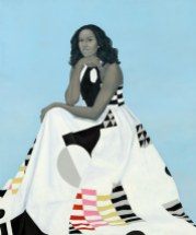 @AmySherald's Portrait of former first lady, Michelle Obama.